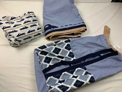 Petit Tresor 3 Piezas Ropa de Cama Infantil Sábana Ajustable Cuna Falda Apilador de Pañales Foto 1 de 4