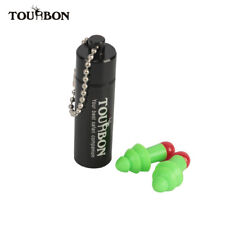 TOURBON Hunting Silicone Ear Plugs Sleep Noise Cancelling Set with Black Case