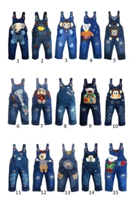 Tuta tuta tuta costume tuta unisex in denim unisex - Foto 1 di 20