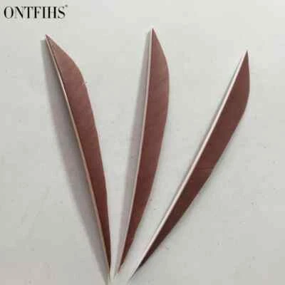 50 Pc 5“ Liu Ye Feathers Fletching Arrows Right Wing Or Left Wing Flights - Image 1 of 4