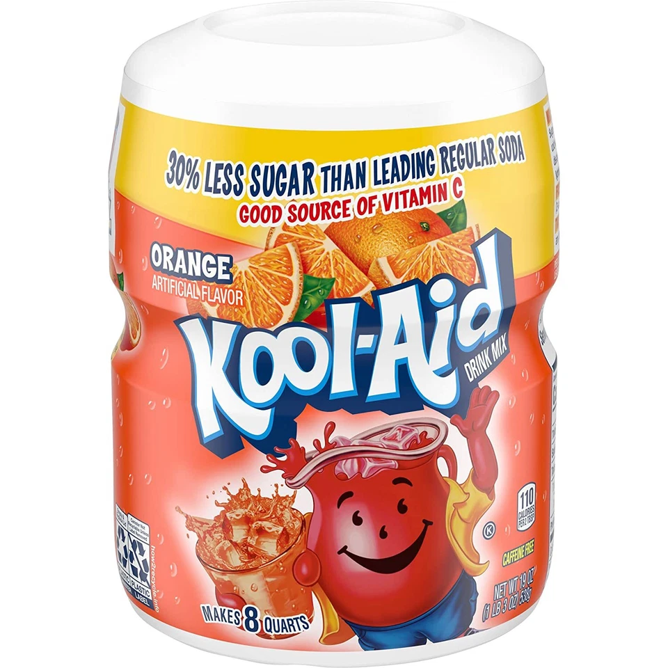 Kool-Aid Orange Flavored Powdered Drink Mix, 19 Ounce - Image 1 of 1