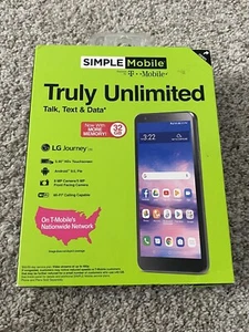 Simple Mobile By T Mobile LG Journey LTE Android 9.0 Pie-16 GB NEW IN BOX. 8 MP - Picture 1 of 5