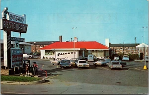 Vtg 1960s Gateway Restaurant Old Cars Wilmington Manor Delaware DE Postcard - Picture 1 of 2