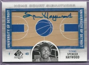 2012-13 SP Authentic Home Court Signatures Auto SPENCER HAYWOOD #hc-sh  - Picture 1 of 2