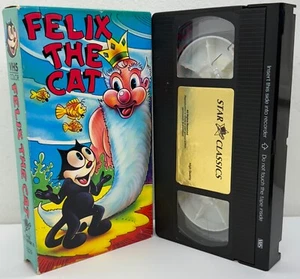 RARE Vintage 1990 FELIX THE CAT Underwater Neptune Nonsense VHS Color Tape 3329 - Picture 1 of 10