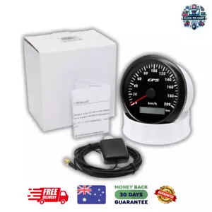 85mm GPS Speedometer Gauge 0-200km/h Odometer For Car Truck Motorcycle Boat - Picture 1 of 8