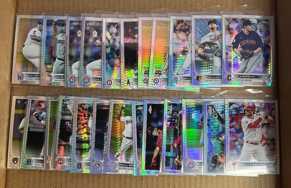 2022 Topps Chrome Baseball X-FRACTOR YOU PICK !! - Image 1 of 1