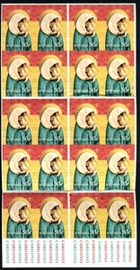 2008 Australia Christmas Issue S/A Booklet Of 20 X 50c Stamps MNH, Clean - Bild 1 von 1