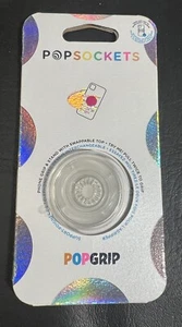 NEW ~ PopSockets PopGrip ~ Phone Grip & Stand ~ CLEAR - Picture 1 of 4