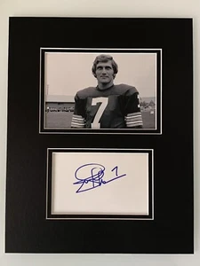 NFL QUARTERBACK JOE THEISMANN Signed Autographed Matted Photo w/cut 11"x14" - Picture 1 of 2
