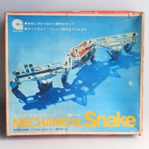 Vintage seltene Gakken mechanische Schlange / Tierroboter Maschinenbau - Bild 1 von 14