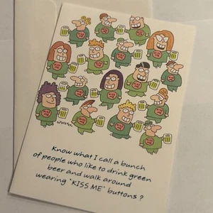 Happy St. Patrick's Day Greeting Card with Envelope Gibson Greetings Celebration - Picture 1 of 6