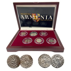 Armenia medievale: splendida collezione di sei monete uniche 🇦🇲 spedizione gratuita! - Foto 1 di 3