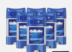 Gillette Cool Wave Gel Deodorant Antiperspirant 70ml 6-Pack - Picture 1 of 3