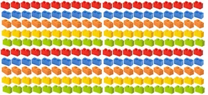 ☀️200x NEW LEGO 1x2 MIX Bricks #3004 BULK Parts Building Red Yellow Blue Green - Picture 1 of 6