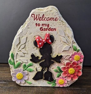 Disney Discovery Minnie Mouse Garden Stone 7 5/8" X 7 1/4" W - Picture 1 of 8