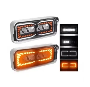 Juego de faros LED para Kenworth T800 Western Star 4900 Peterbilt 379 - Imagen 1 de 15
