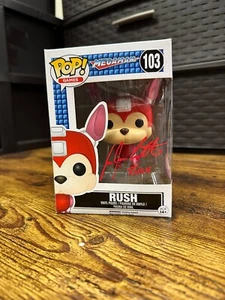 JSA Signed James Ian Corlett Funko Pop! Vinyl: Mega Man Rush 103 With Protector - Picture 1 of 8