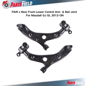 PAIR x New Front Lower Control Arm & Ball Joint For Mazda6 GJ GL 2012-ON - Picture 1 of 7