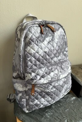 MZ 华莱士城尼龙绗缝背包旅行周末大号迷彩 — 第 1/4 张图片