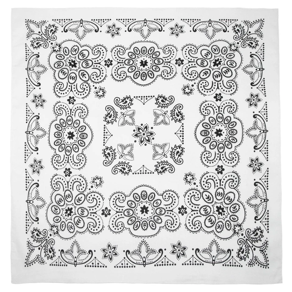 100% Cotton Texas Size 27"X27" Paisley Bandannas Bandanas - Image 1 of 1