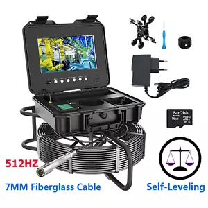 Sewer Camera Pipe Inspection Camera 10in Screen 100ft 7mm Drain Camera Plumbing - Picture 1 of 11