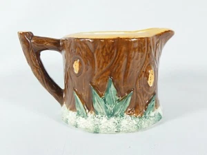 Antique Art Deco Vintage Keele St Street Pottery Woodland Milk Cream Jug Cottage - Bild 1 von 6
