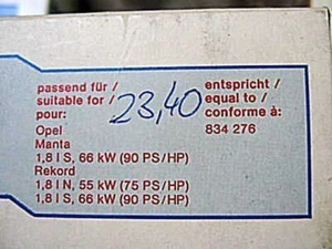 Luftfilter für Opel Manta Rekord 3Stck Purolator - Bild 1 von 1