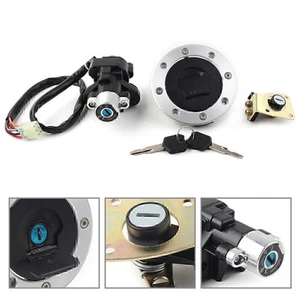 Ignition Switch Gas Cap Cover Seat Lock Key Set For Suzuki GSXR 600/750/1000 - Picture 1 of 11