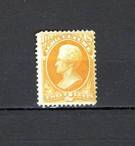 US O2 2c Agriculture Official, Fine og, CV $275 - Picture 1 of 2