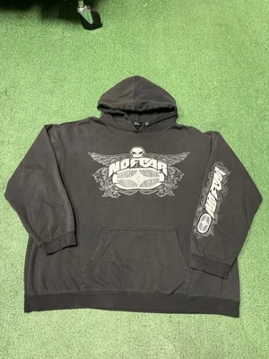 Sudadera Pullover No Fear Vintage Años 90 Para Hombre Talla 2XL Negra Sudadera con Capucha Patín MARCADA Foto 1 de 4