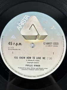Phyllis Hyman – You Know How To Love Me /12" Vinyl /Funk: Disco /1979 /UK /VG - Picture 1 of 7