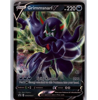 Grimmsnarl V - Holo Promo SWSH: Sword & Shield Promo Cards SWSH057 NM - Image 1 of 2