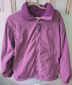 Vintage LL Bean Jacke Damen Medium Three Season Fleece gefüttert Made USA 90s - Bild 1 von 19