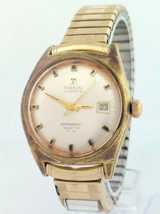 Seltene 60er TISSOT Visodate Automatik Seastar T.12 Plaque G20 EPSA Datum Uhr läuft - Bild 1 von 16