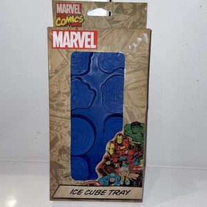 Marvel Comics Heroes Ice Cube Tray Mold Iron Man Hulk Captain America - Picture 1 of 2