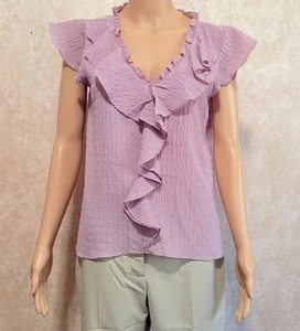 Olivia & Martin Camicia Donna Rosa Senza Maniche S - Foto 1 di 8