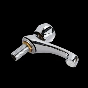 Camec Single Cold Tap fixed Pillar with Metal Finish Caravan Motorhome Trailer - Picture 1 of 5