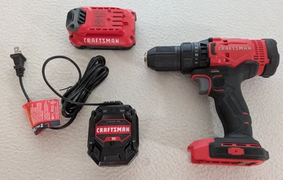 Taladro Craftsman CMCD700 con batería de 1,5 Ah 20v y cargador Foto 1 de 4