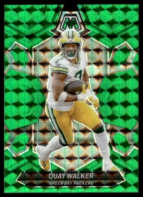 2024 Panini Mosaic Green Prizm Quay Walker Green Bay Packers #83 - Image 1 of 2