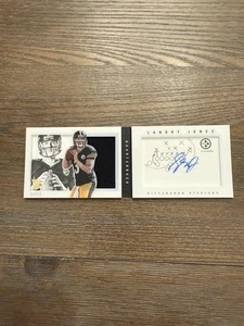 2013 Panini Playbook #220 Landry Jones Rookies Booklet Signature Platinum #/25 - Picture 1 of 2