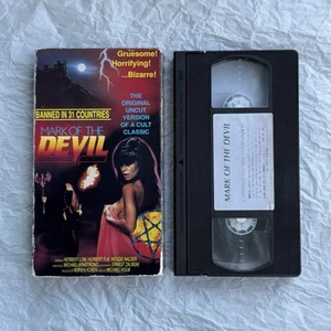 Mark Of The Devil VHS – Uncut Horror Cult Classic – Banned In 31 Countries - Picture 1 of 9