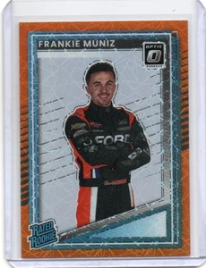 2025 Donruss Racing Frankie Muniz Optic Orange Velocity Rated Rookie kostenloser Versand - Bild 1 von 2