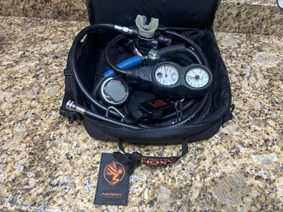 Atomic Aquatics regulator Z1 Zirconium w/ Console Scuba Diving + Versa Pro Works - Image 1 of 4