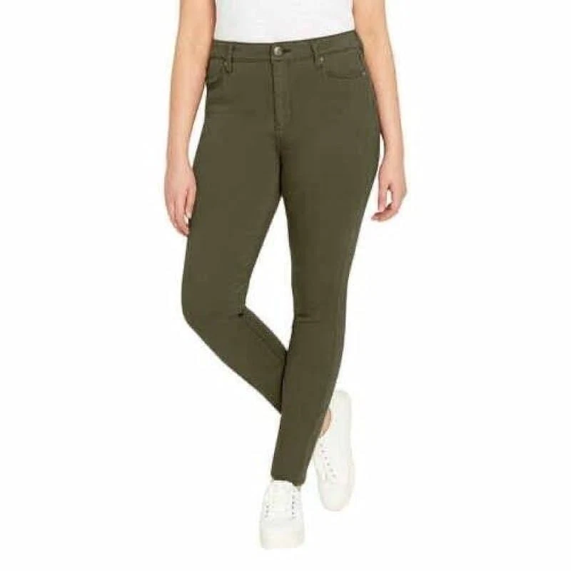 Pantalones para mujer Buffalo talla 4 tiro alto elásticos ajustados Foto 1 de 1