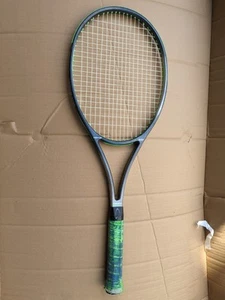 Raqueta de tenis Head Prestige 600 verde tamaño mediano Austria 4 3/8 agarre BUENA forma - Imagen 1 de 12