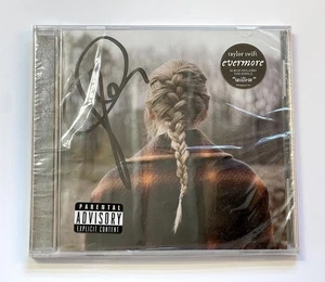 Taylor Swift Evermore Signed CD Autographed Booklet Sealed New Smudge - Picture 1 of 2