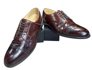 Scarpe eleganti uomo Stafford pelle marrone punta a cappuccio Oxford taglia 12 B/AA. Made in USA - Foto 1 di 10