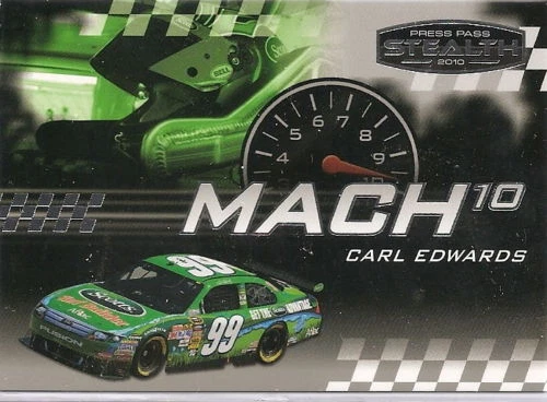 Carl Edwards Mach 10 Press Pass Stealth 2010 - Image 1 of 1