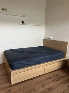 Ikea-Bett mit Kästen - Bild 1 von 2